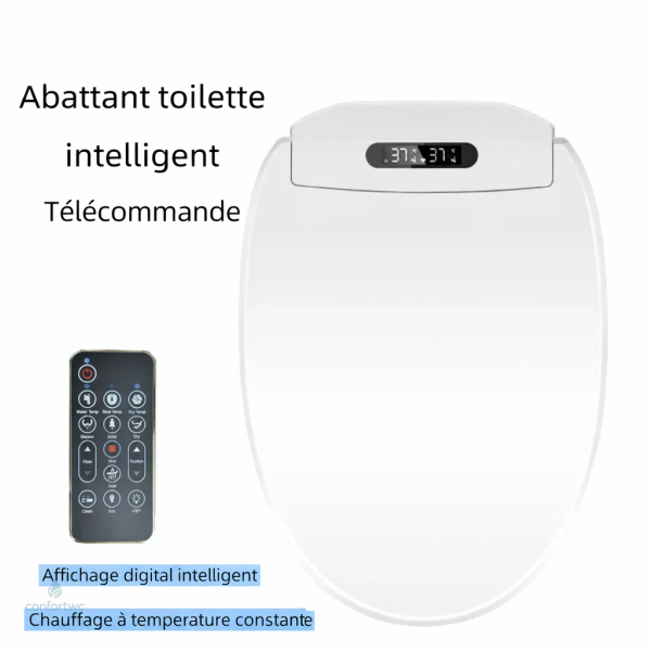 Abattant de toilette avec technologies innovantes