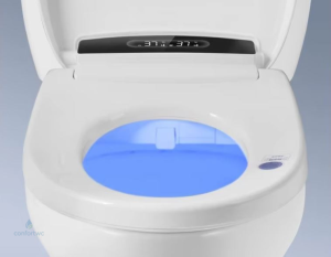Toilette japonaise moderne avec fonctionnalités avancées