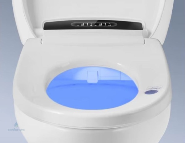 Toilette japonaise moderne avec fonctionnalités avancées