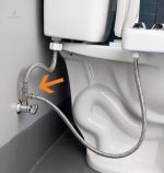 Raccord en T 3/8" adapté aux systèmes de WC Japonais
