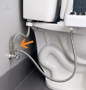 Raccord en T 3/8" adapté aux systèmes de WC Japonais