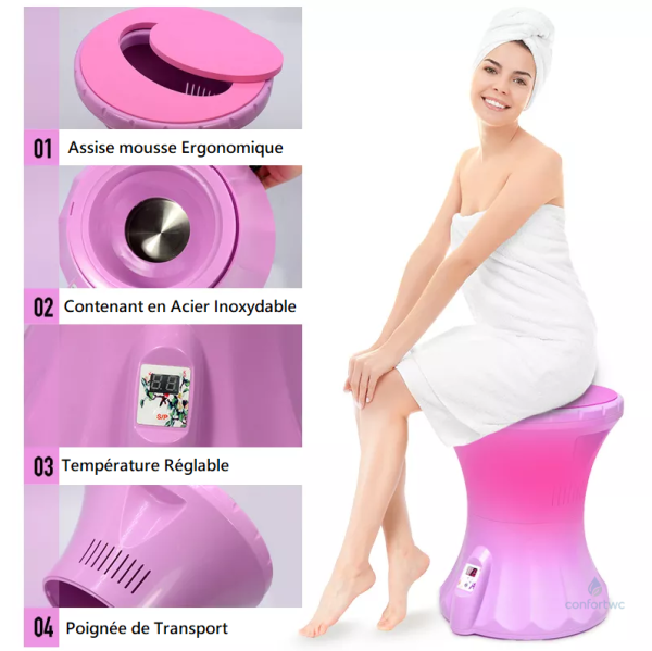 Bain de vapeur pratique pour un usage à domicile