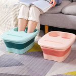 Bain de pieds confortable pour soulager la fatigue