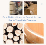 Bassine en Bois, objet de bien-être et de soin personnel