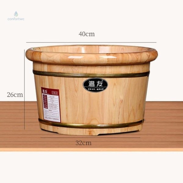 Bain de Pied en Bois, pour une routine de relaxation naturelle