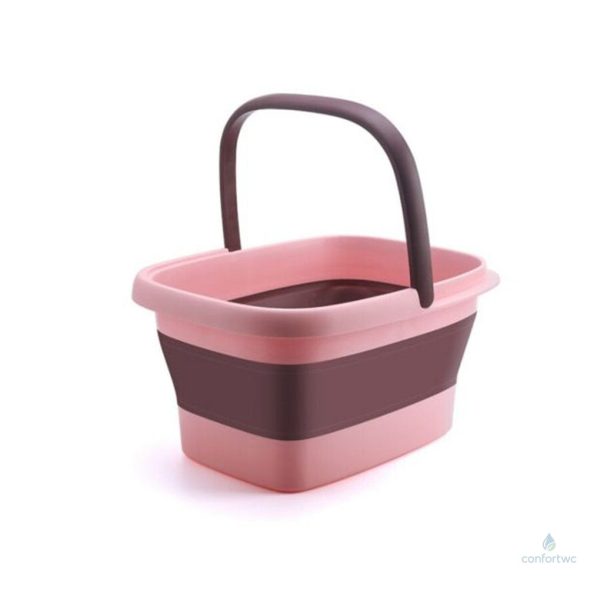 Bassin pliable pour soins des pieds à domicile