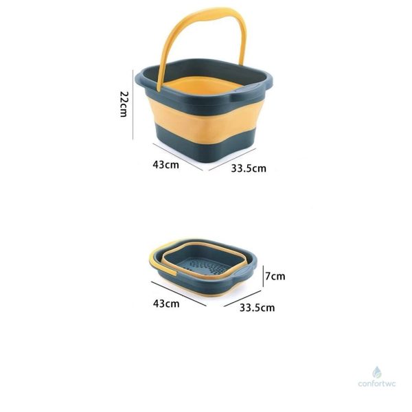 Bassin de bain de pieds pratique et léger à transporter