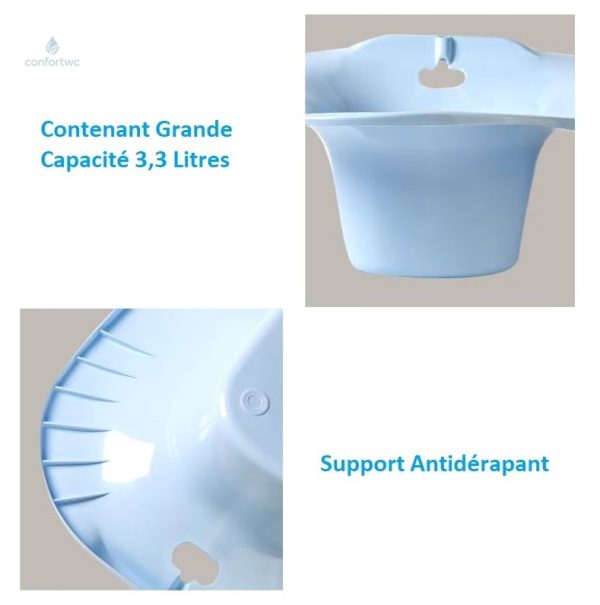 Facilité d'utilisation avec un bidet amovible pour le quotidien