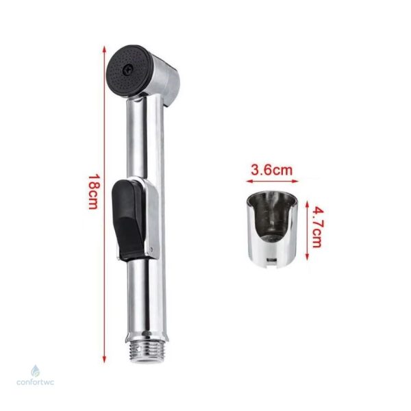 Douchette WC chrome, ajout stylé pour votre salle de bain