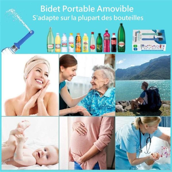 Bidet de voyage, idéal pour les aventuriers