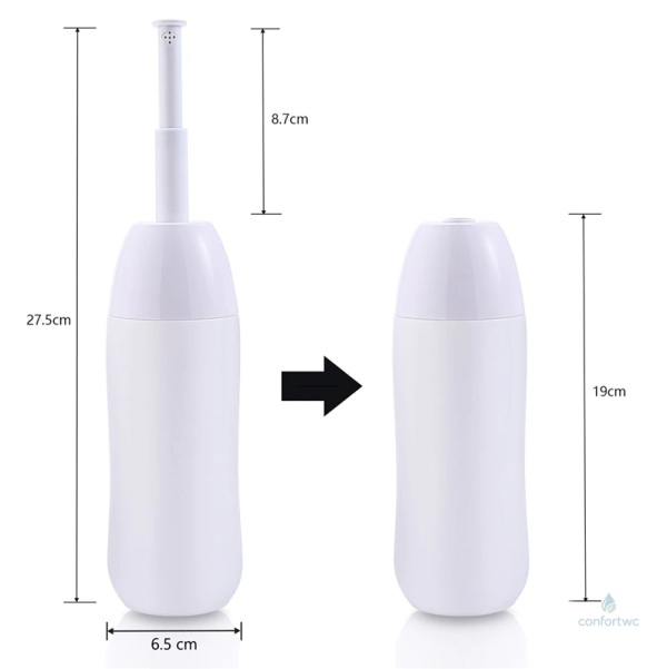 Accessoire de salle de bain portable et facile à utiliser