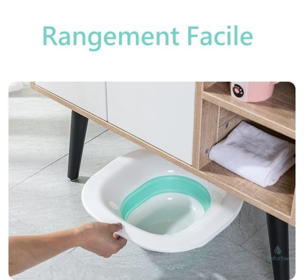 Hygiène personnelle améliorée avec ce bidet pliant