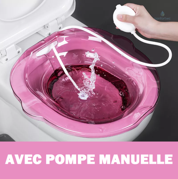 Bidet transparent pour une utilisation pratique