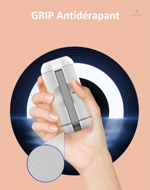 Accessoire de toilette portable et efficace