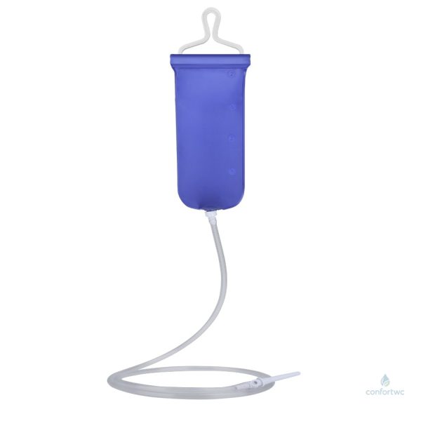 Accessoire de lavement en silicone flexible