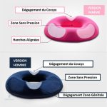Coussin orthopédique pour le soutien des fesses
