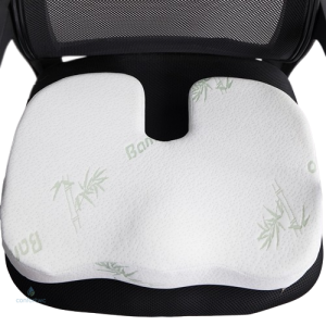 Coussin ergonomique en bambou pour une assise confortable