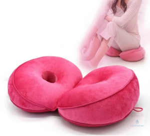 Coussin orthopédique pour fessier sensible et douloureux