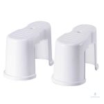 Double marche pied de toilette pour un meilleur confort