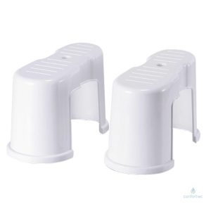 Double marche pied de toilette pour un meilleur confort