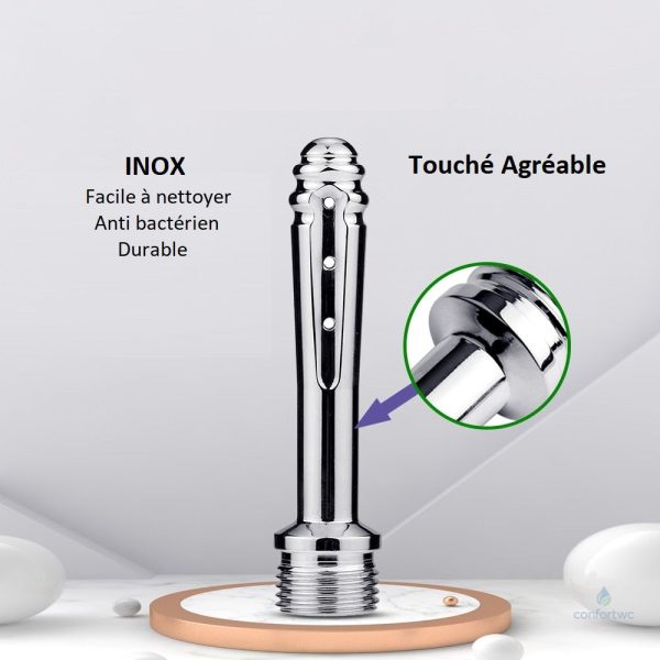 Bock de lavement adapté pour un nettoyage ciblé