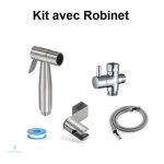 Douchette pour WC avec design ergonomique