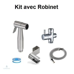 Douchette pour WC avec design ergonomique