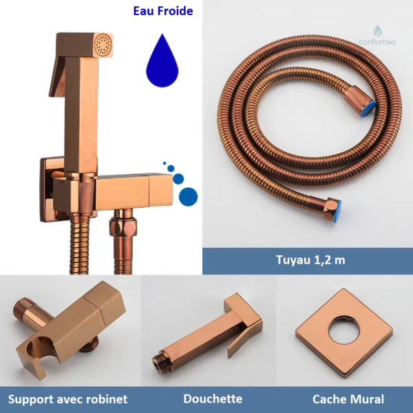 Douchette WC ergonomique pour un usage facile