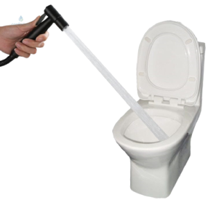 Douchette WC design moderne en finition noir mat