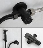 Douchette WC minimaliste noir