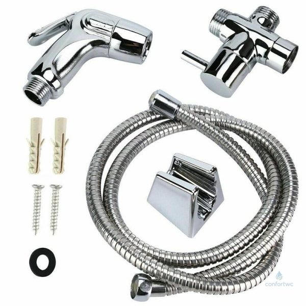 Accessoire de salle de bain : kit bidet de douche