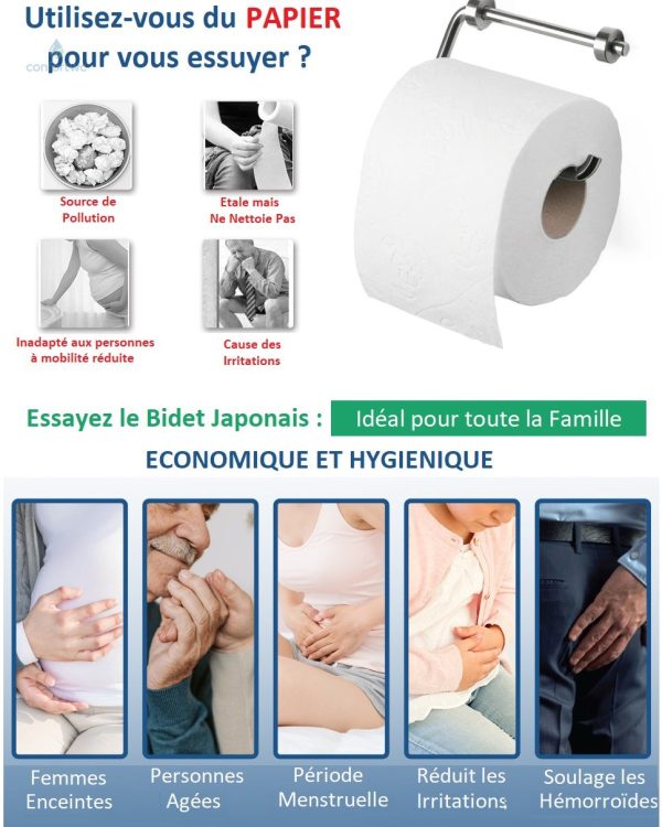Installation simple et rapide de WC japonais