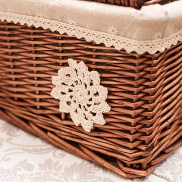 Panier pratique pour le rangement des serviettes WC