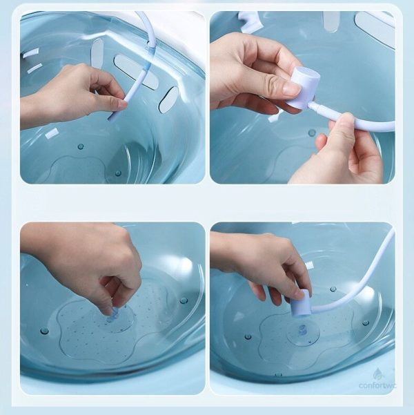 Pompe de bain pour bien-être intime
