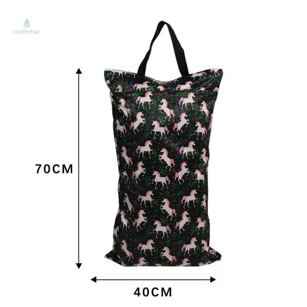 Accessoire WC : sac pour papier toilette élégant