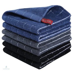 Serviette de toilette réutilisable en tissu absorbant
