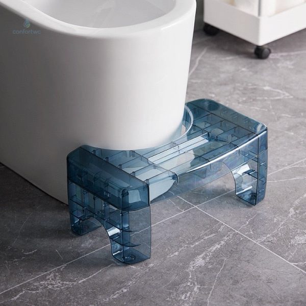 Tabouret ergonomique design transparent