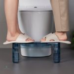 Tabouret transparent adapté à divers espaces