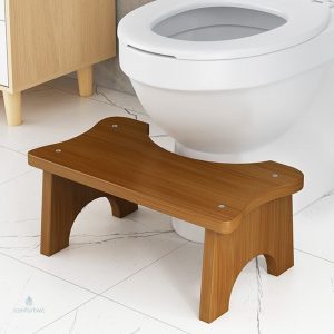 Tabouret Bois pour Confort Toilettes