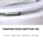Tampons sanitaires pour cuvette WC moderne